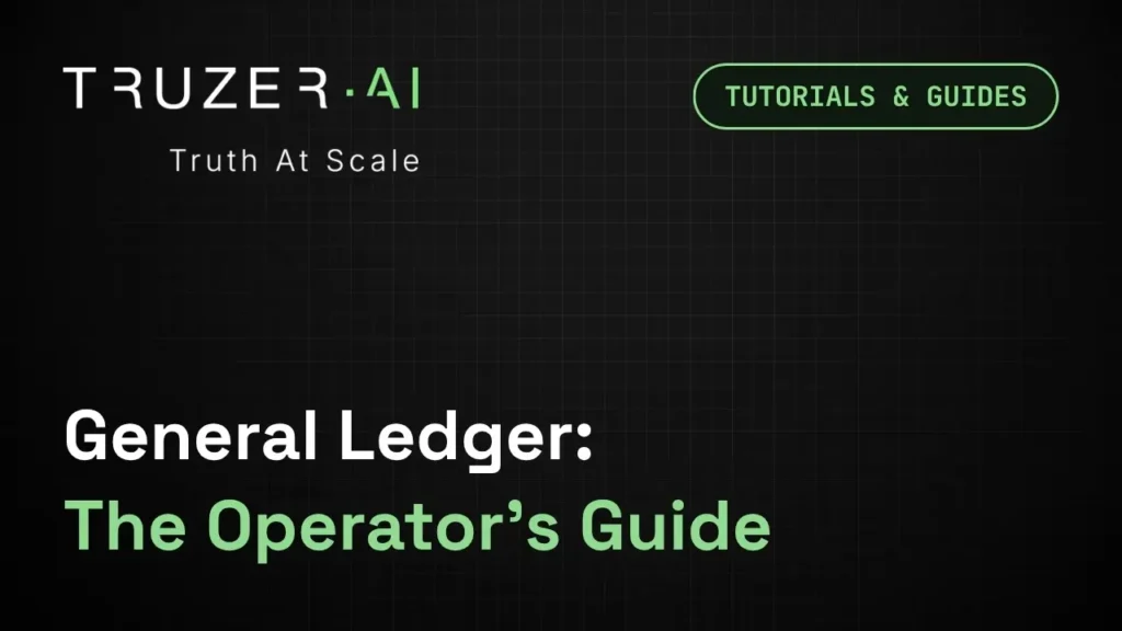 Truzer.ai General Ledger The Operators Guide Featured Image